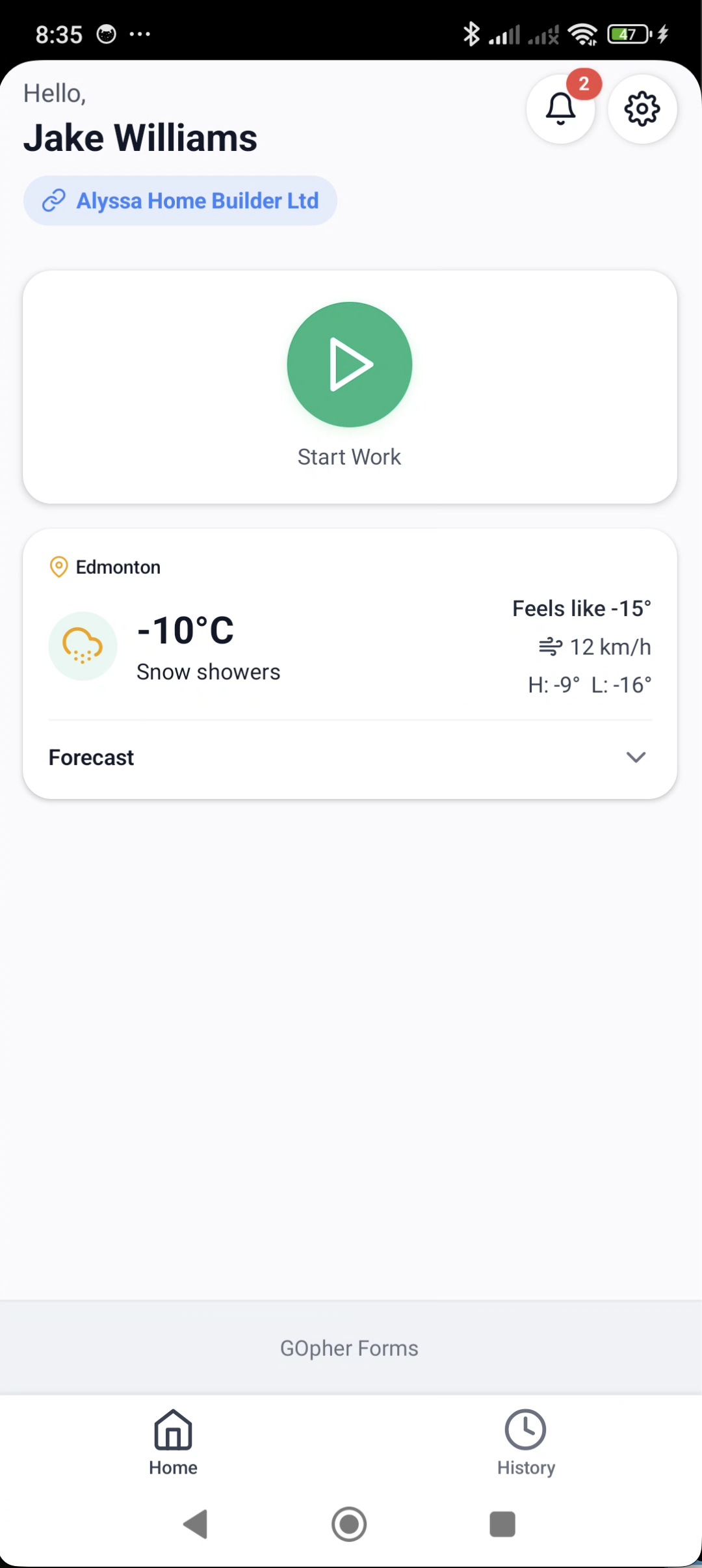 worker home screenshot 1
